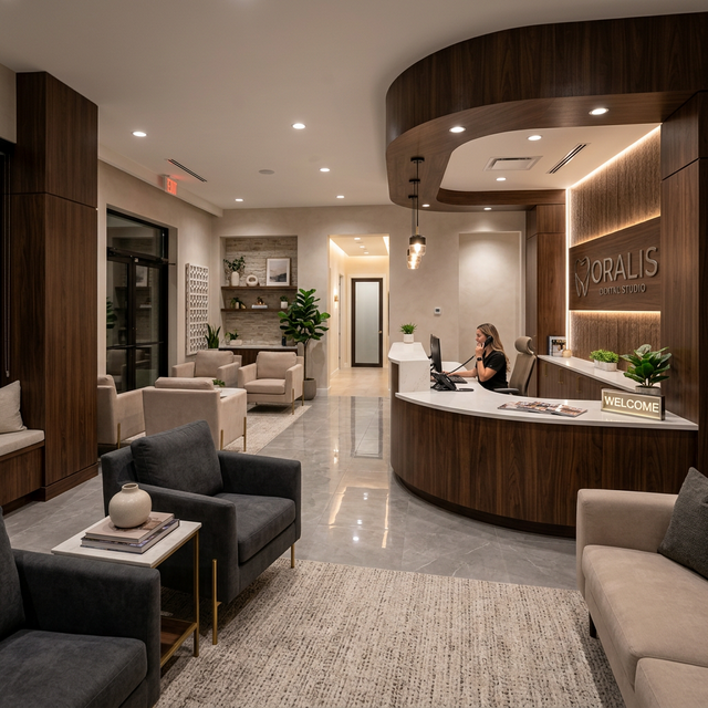 Comfortable dental office interior