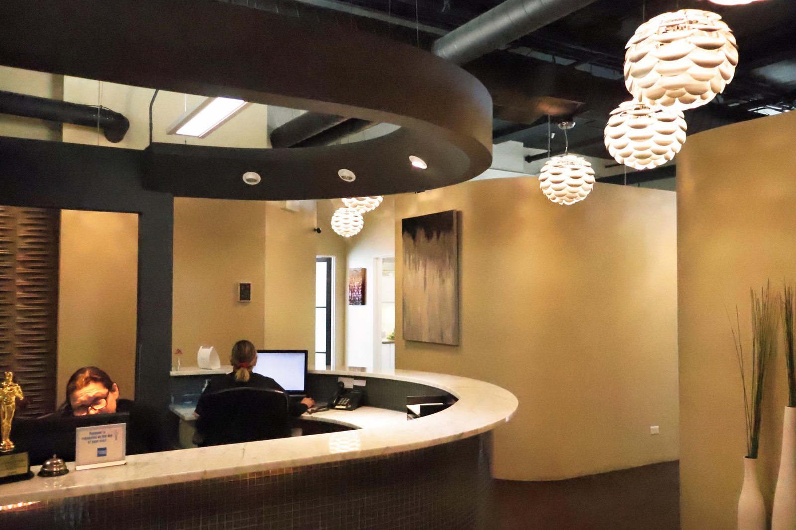 Modern dental office interior