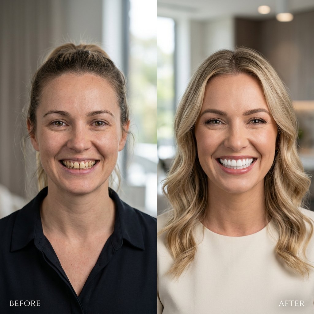 Smile Makeover Transformation